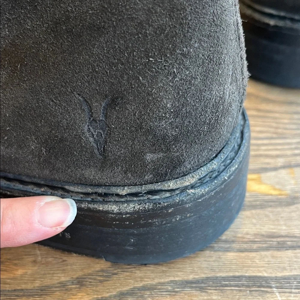 All Saints Huxley Dark brown Suede Chukka Boots size 44 (10-10.5)